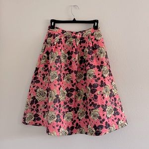 Forever 21 A-like Floral Skirt